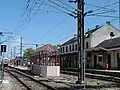 La gare vue des voies.