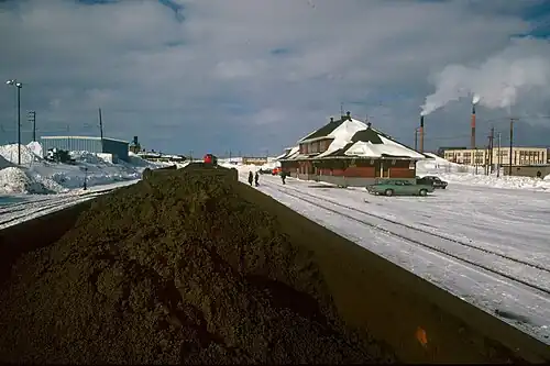 Gare du CN à Rouyn  (1979)
