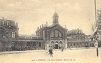 Façade, vers 1900.