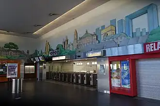 Hall de la gare.