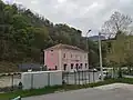 La gare vue depuis la déchetterie.