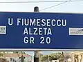 Nouveau nom de la gare - anciennement : Calenzana - Lumio