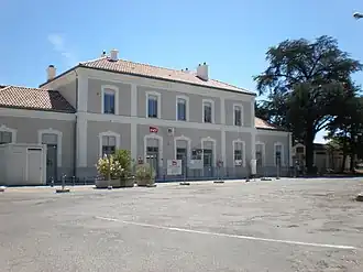 L'ancienne gare d'Aubenas.