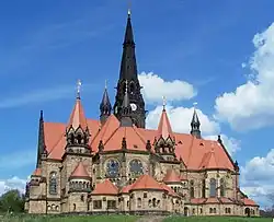 La Garnisonkirche (ou église Saint-Martin) à Albertstadt.