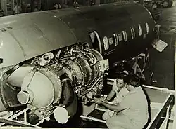 Vue du moteur.