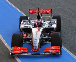 Photo de la McLaren MP4-23K testée par Gary Paffett