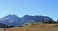 Les Gastlosen depuis le col de Jaun.