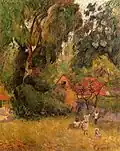 Huttes sous les arbres, 1887, collection privée, Washington