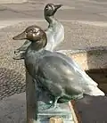 Fontaine aux canards&nbsp;(de) à Berlin.