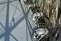 Le gazomètre no&nbsp;9 était à 4 levées télescopiques.
