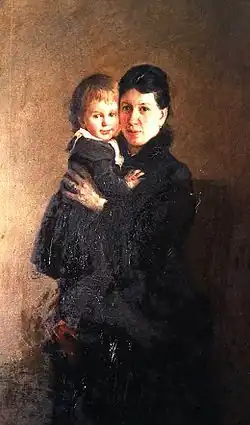 Portrait de la comtesse Tolstoï (épouse de Léon Tolstoï), 1886