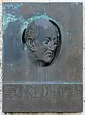 Plaque à Carl Diem (Berlin, place Olympique)