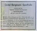 Plaque sur la maison no&nbsp;77 de la Rudolstädter Strasse à Berlin.