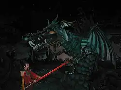 scène du dragon