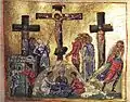 Évangiles de Ghélati : crucifixion