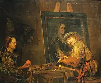 Arent de Gelder, Autoportrait en Zeuxis (1685, musée Städel, Francfort-sur-le-Main).