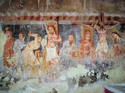 Fresque du début du XIVe&nbsp;siècle