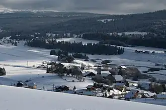 Gellin en hiver.