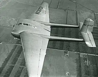 Vue de l'avion.
