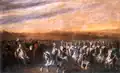 Le Général Dwernicki menant les ulhans polonais