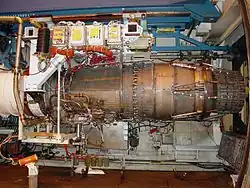 Vue du moteur.
