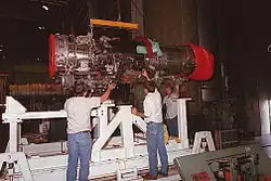 Vue du moteur.