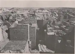 Vue générale des ruines depuis le nord.