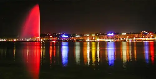 Lumière rouge.