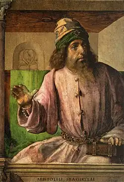 Juste de Gand, Portrait d’Aristote, studiolo.