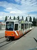 Livrée 1988 sur un tramway
