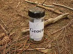 Géocache cylindrique