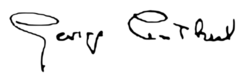 signature de George Antheil