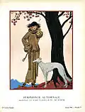 La Gazette no 9, illustration de George Barbier.