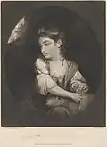 Miss Mary Anne Kirkley, manière noire (1801, Centre d'art britannique de Yale).