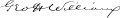 Signature de George H. Williams