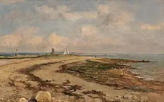 Entrance to the Harbor of Norwalk, Connecticut, 1863
