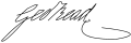 Signature de George Read