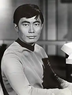 George Takei, interprète du Lieutenant Hikaru Sulu (1966)