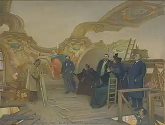 L'atelier de Paul Pujol à la salle des Illustres