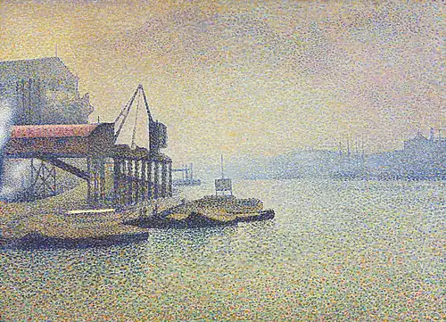 Scène de la Tamise, la grue, vers 1890Rhode Island School of Design Museum