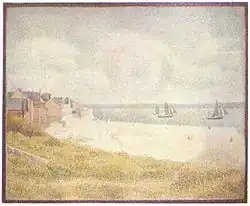 Georges Seurat, Le Crotoy aval (1889).