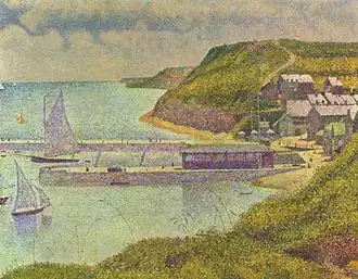 Port-en-Bessin, avant-port, marée hautemusée d'Orsay.