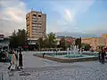 La place piétonne Gueorgui Izmirliev