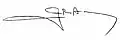 Signature de Geraldo Alckmin