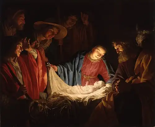 L'Adoration des bergers, 1622, Cologne, Wallraf-Richartz-Museum.