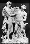 Apollon et Marsyas, G. van Opstal, vers 1640