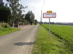 Entrée de Cambron.