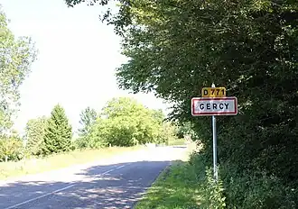 Entrée du village.