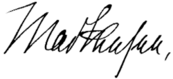 Signature de August von Mackensen