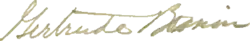 signature de Zitkala-Sa